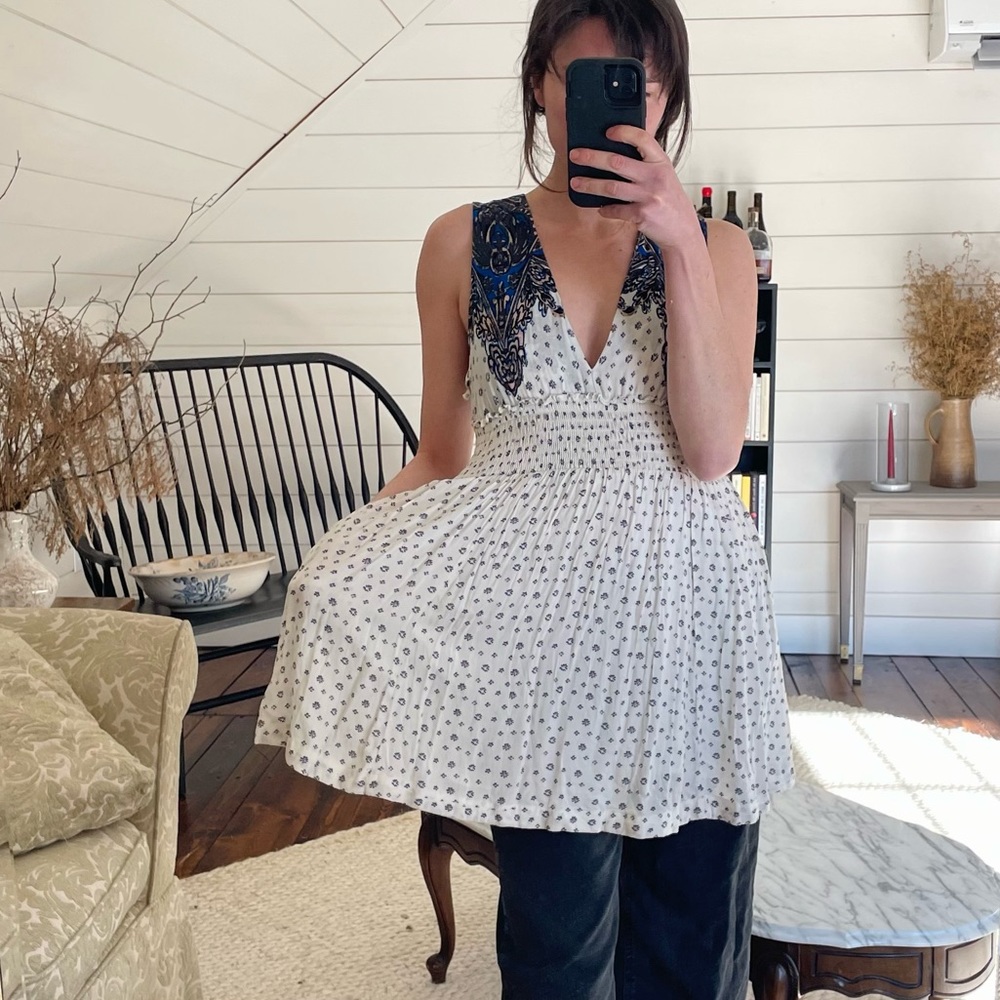 Free People Cut-out back Top